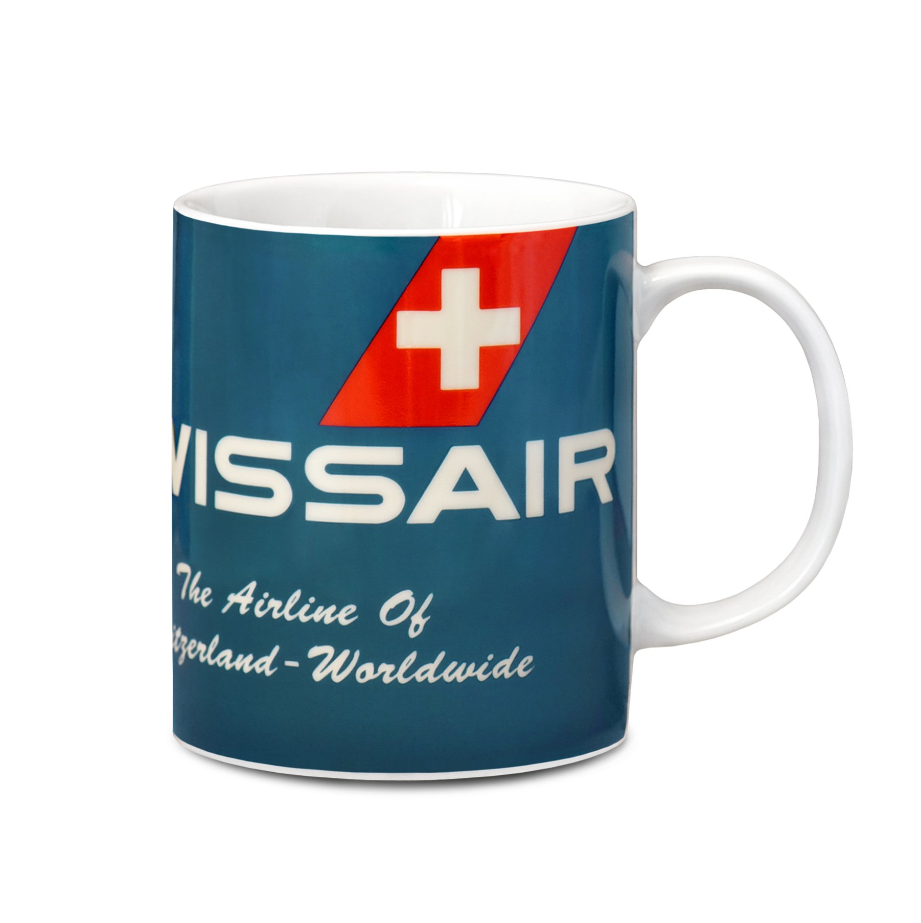Logoshirt® Airline I Swissair I The Airline of Switzerland I Porcelain Mug - Coffee Mug I Approx. 300 ml I Multi-Coloured I Licensed Original Design