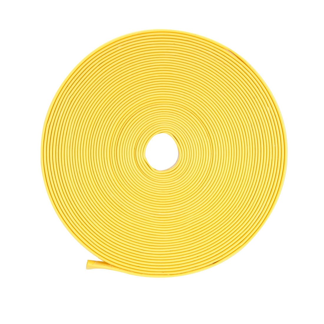 sourcing map Heat Shrink Tubing, 13mm Dia 21mm Flat Width 2:1 Heat Shrink Wrap Cable Sleeve Heat Shrink Tube 10m Yellow