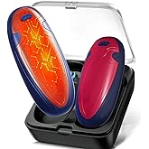 Hand Warmers Rechargeable 2 Pack,with Charging Case,14000mAh Electric Hand Warmer Reusable, 60Hrs Long Heating, Portable Pocket Heater Handwarmer for Women Men, Outdoor Camping, Ski Equipment