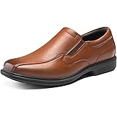 HEEZ Mens Loafers, Split Leather Oxford Dress Shoes for Men, Formal Casual Business Shoes