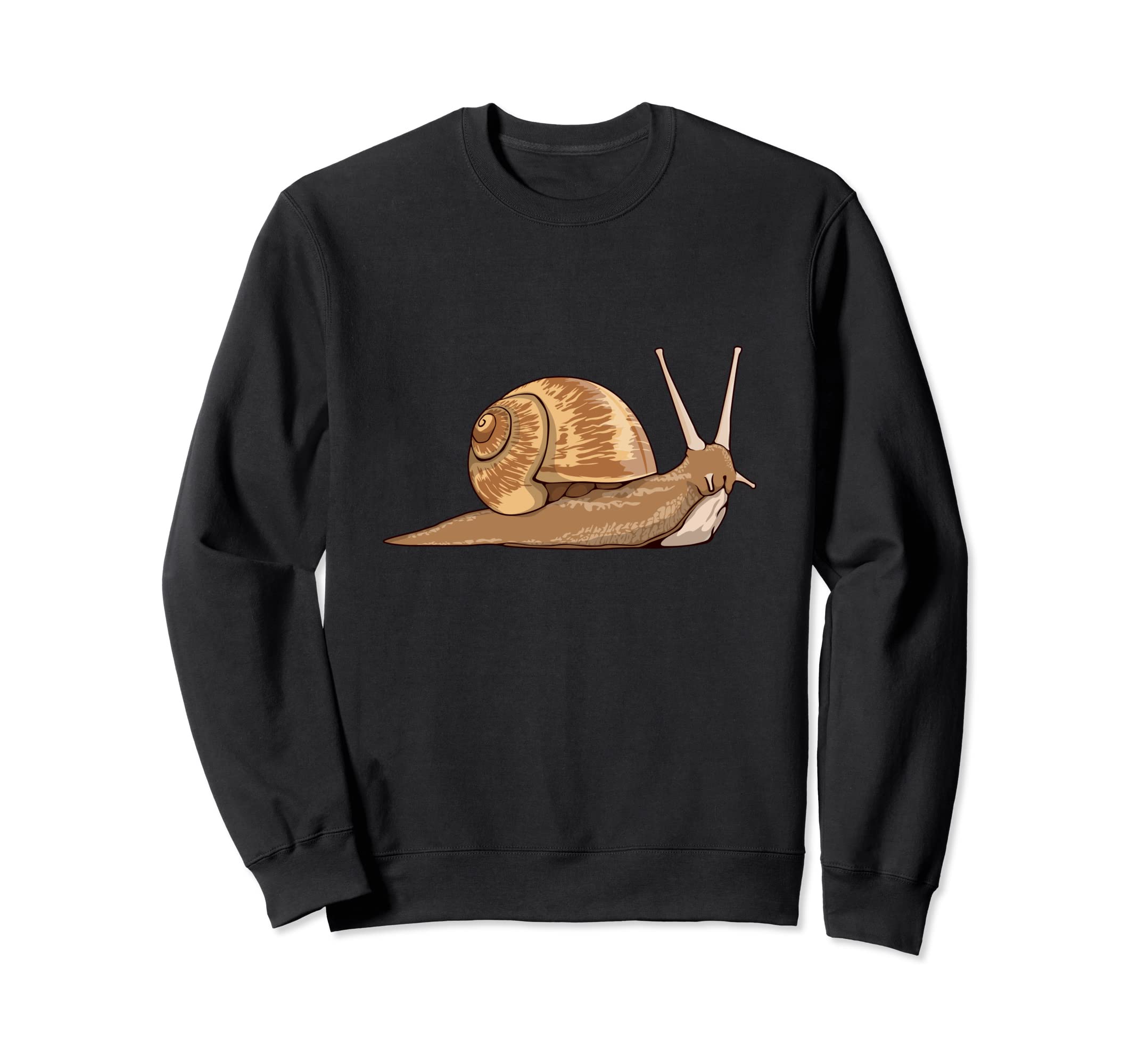 Cute Snail Drawing Slug Art Snail Sweatshirt
