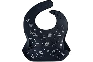 Loulou Lollipop Soft, Waterproof Silicone Feeding Bib for Babies and Toddlers