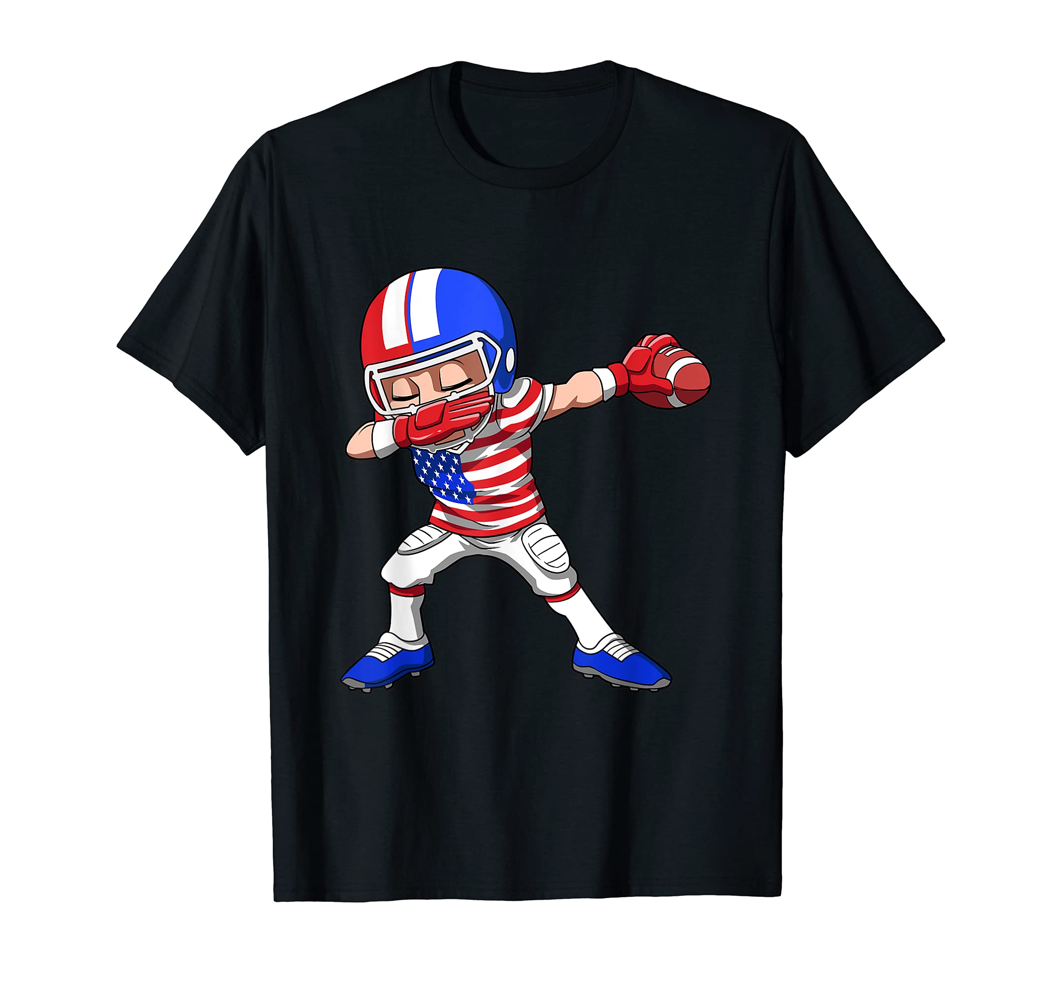 USA Dabbing Football Kid T-Shirt