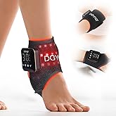 TUOB Red Light Therapy for Ankle Pain Relief, 660nm & 850nm Near Infrared Light Therapy Wrap for Ankle, Elbow, Wrist Joint Pain Relief and Muscle Relax