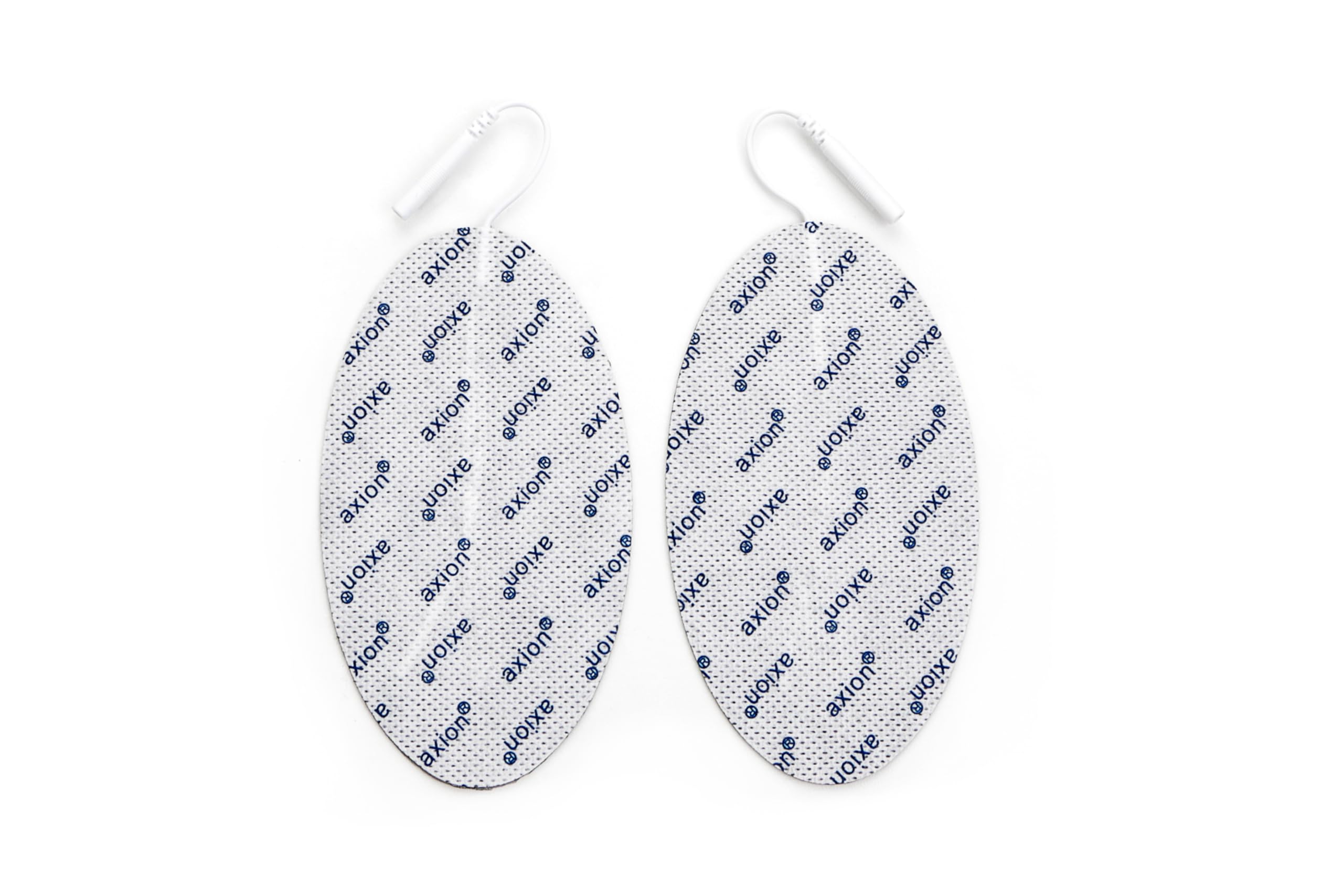 Oval Calf electrodes 12x13cm for TENS & EMS Pain Therapy - axion