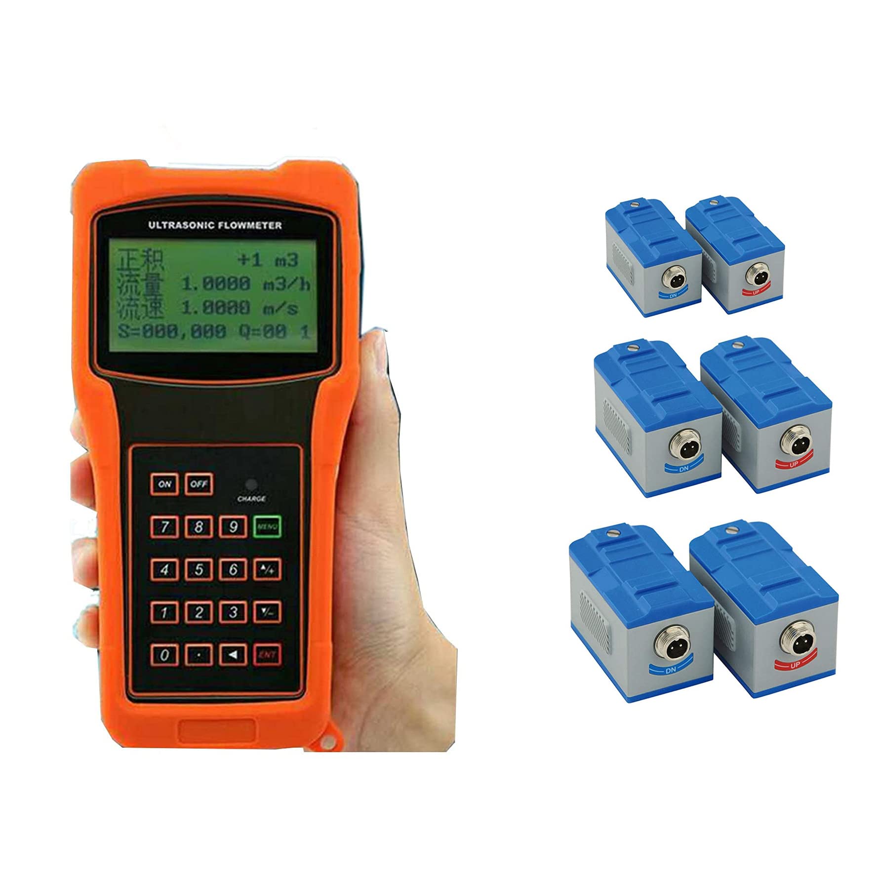 Mua CNYST Ultrasonic Flow Meter Liquid Flowmeter with 3 Size Transducer ...