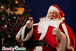 Sneeky Santas Wine Stocking Flask - Christmas