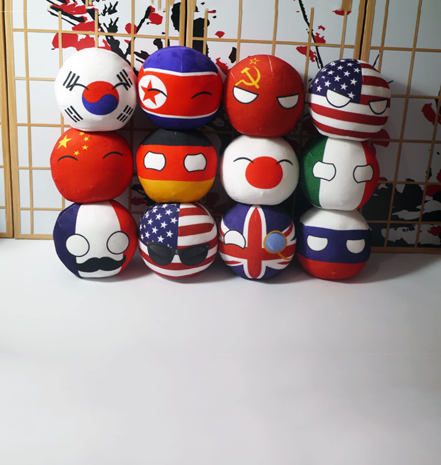 Bisavch Plushies Polandball 7.9 Inches Plush Toy Country Ball Anime Cosplay Mini Pillow Cushion Countryball Home Decor,Norway
