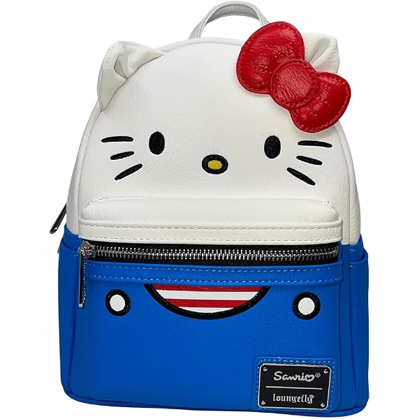 Amazon.com | Loungefly Hello Kitty 45th Anniversary Stripes  display picture 1