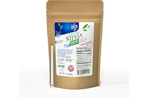 BSL BSWEETBNATURAL 100% Pure Stevia Powder extract leaf 1 Oz, No Artificial Sweetener, 1049 Servings | Stevia Green Leaf Extract | Zero Calorie & Keto Friendly