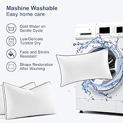 Premium Pillows King Size Set of 2, Fluffy and