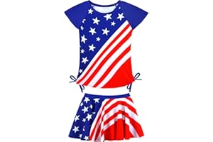 BAOHULU Girls Rash Guard 2 Pieces Bathing Suit UPF50+ Swimsuit with Swimming Skirt Swimwear 2-14Y