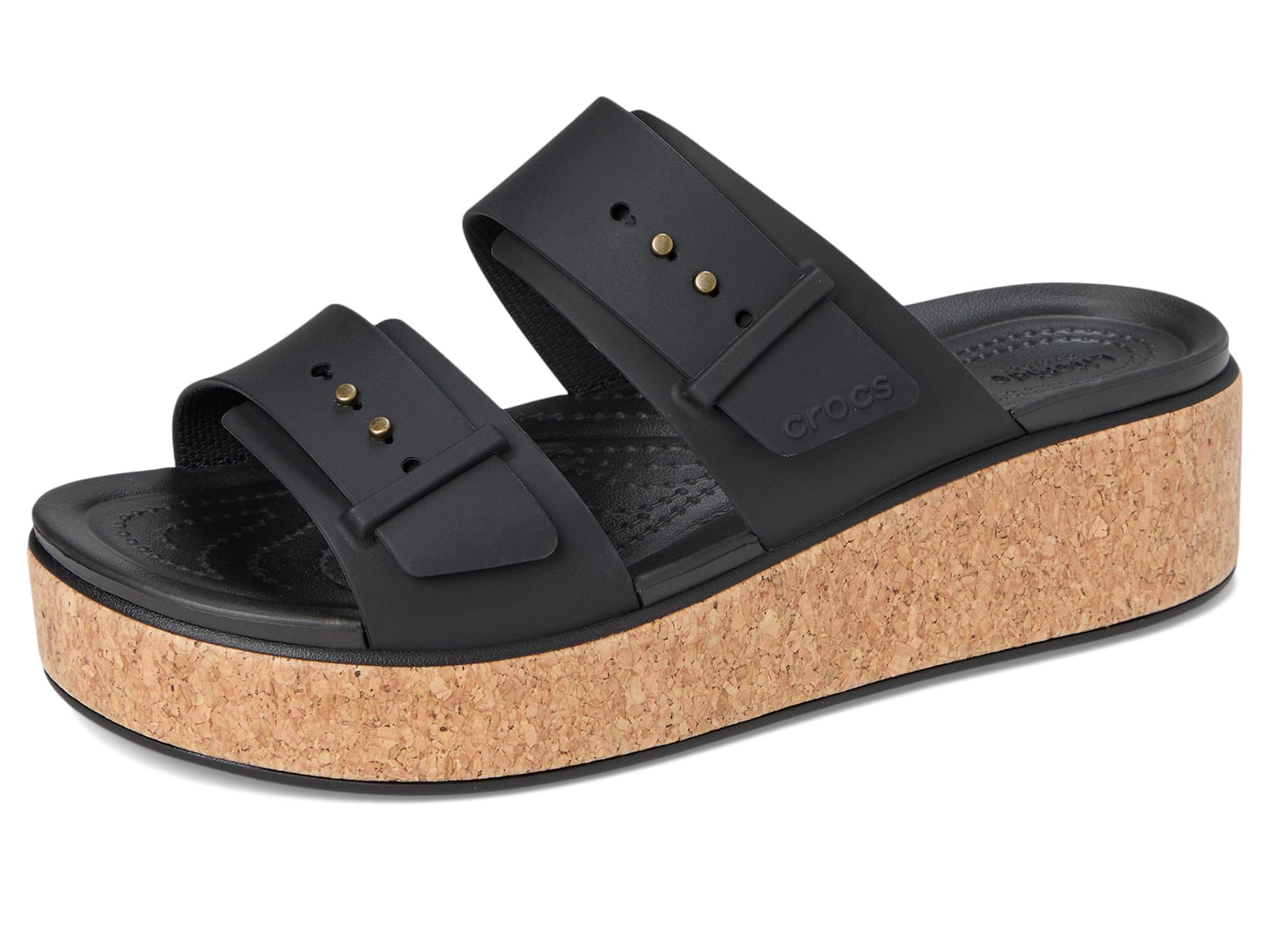 Crocs Unisex-Adult Brooklyn Cork Buckle Sandals Wedge