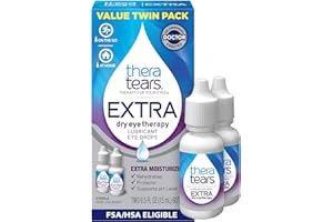 TheraTears Extra Dry Eye Drops, Twin Pack, 2 Bottles x 0.5 fl oz (Pack of 1)