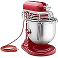 KitchenAid KSMC895ER 8-Quart Commercial Countertop Mixer with Bowl-Guard, 10-Speed, Gear-Driven, Empire Red