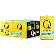 Q ELDERFLOWER TONIC WATER with Real Quinine & Organic Agave - Cocktails & Mocktails - Made with Real Ingredients, Perfectly Carbonated, & Less Sweet - 45 Calories per Can - 7.5 Fl oz (Pack of 24)