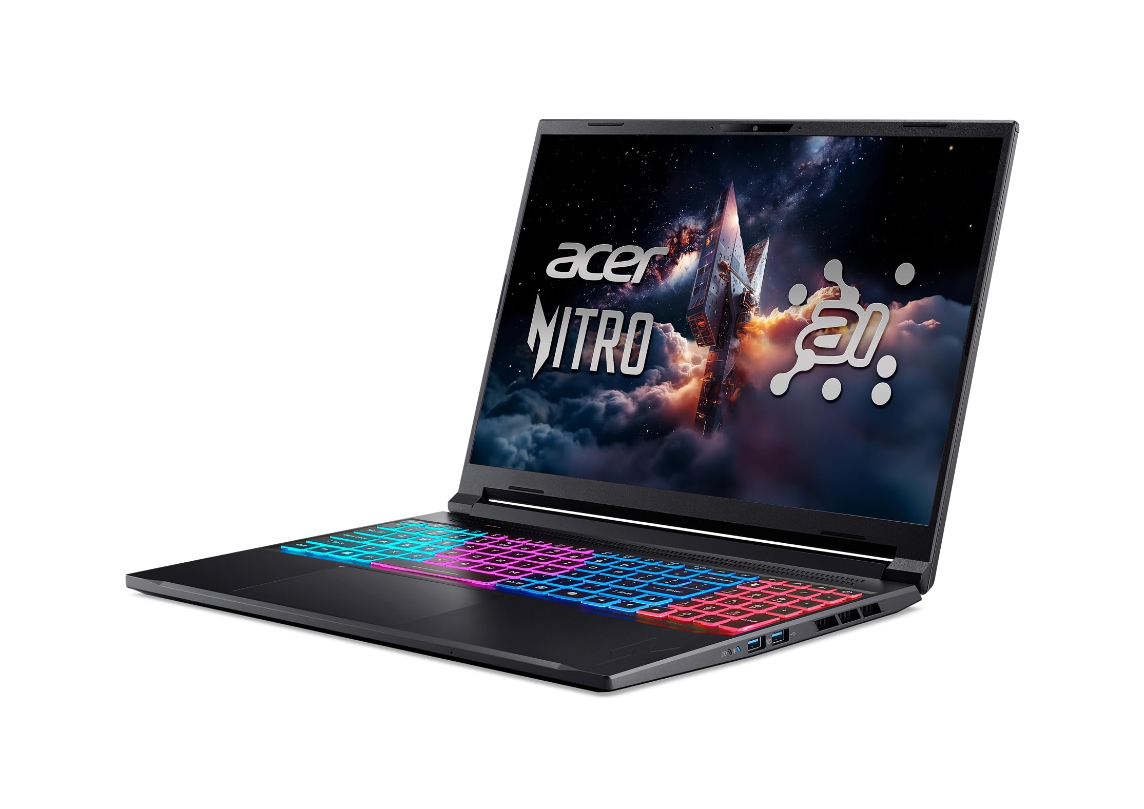 Acer Nitro V 16S AI Gaming Laptop | AMD Ryzen 7 260 Processor | NVIDIA GeForce RTX 5060 Laptop GPU (572 AI Tops) | 16