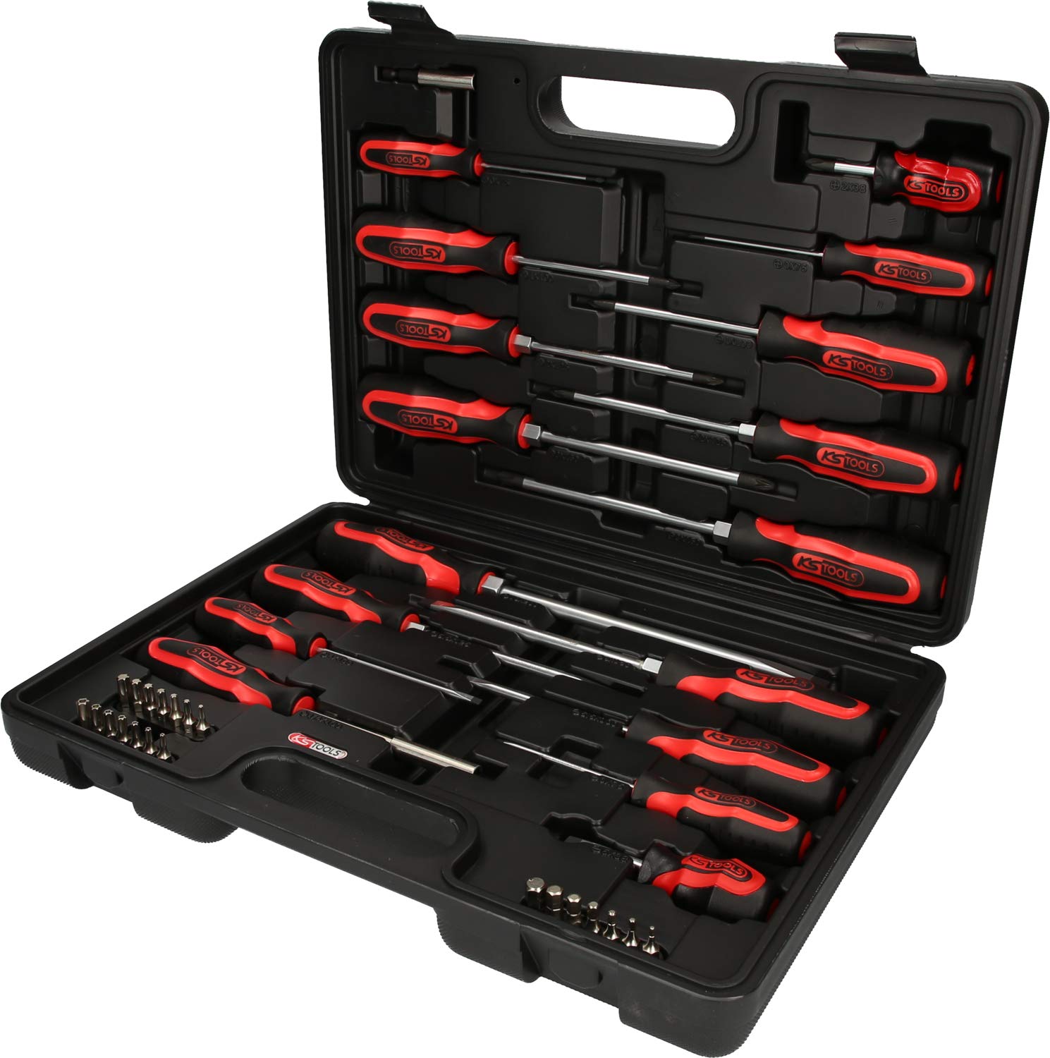 KS Tools 159.0100 Ergo+ Screwdriver and Bit Set (39 Pieces)