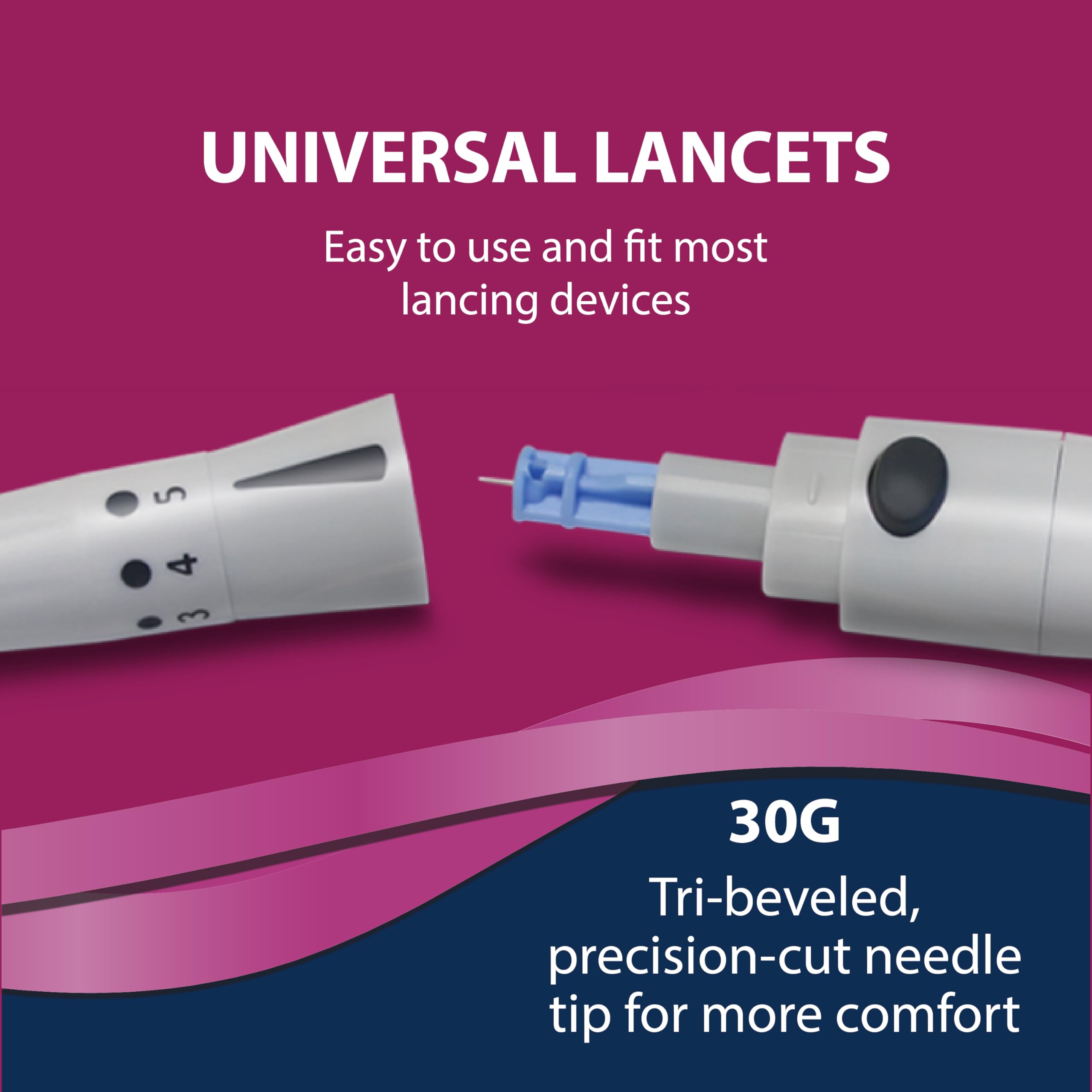 3 x 100ct 30g TRUEplus® Lancets + TRUEplus® Log Book