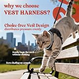 rabbitgoo Cat Harness and Lead Set XXS Adjustable Escape Proof Reflective Black view 3