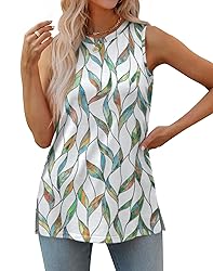 Tank Tops for Womens Crewneck Cute Printed Summer
