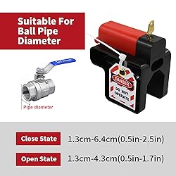 HiLKCO Adjustable Ball Valve Lockout Device - OSHA