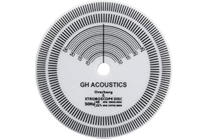 Vinyl Turntables Phonograph Test Disc Calibration Acrylic Turntable Vinyl Turntable Tuning Disc for Adjust Tool