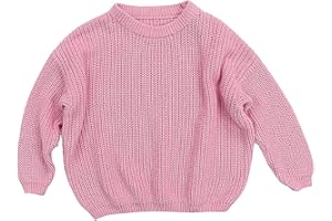 MERSARIPHY Toddler Girls Sweaters Baby Knit Sweater Warm Cardigans Sweatshirts for Boys and Girls