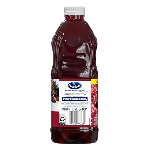 OCEAN SPRAY® 100% JUICE CRANBERRY CHERRY JUICE BLEND, 64 FL OZ BOTTLE