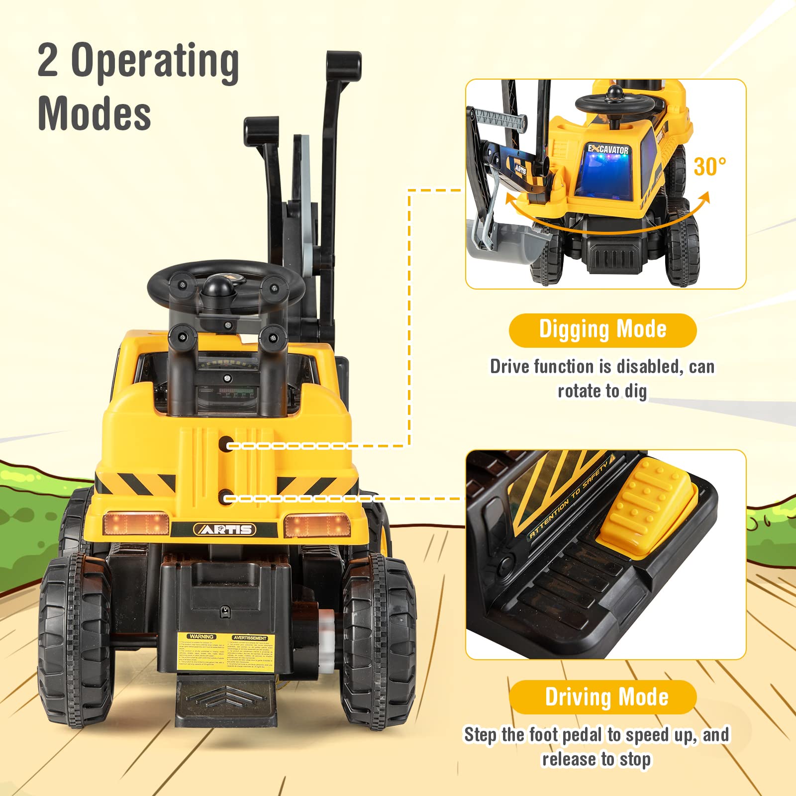 HONEY JOY HJ-1707-US Excavator