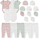 JELYLOVE Unisex Baby Boy Girl Bodysuits Sets 20 Pack Cotton Casual New Born Clothes Comfort Infant Outfit Essentials