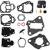 EATAKWARD 18-7212 Carburetor Rebuild Kit, 1395-97611 1395-9725 Gasket and Diaphragm Kit, Compatible with Mercury or Compatible with Mariner 6, 8, 9.9, 10, 15, 20 and 25 HP 2cyl, 1395-811357, 1395-9179