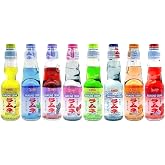 Ramune Japanese Soda, Variety Pack &ndash; 8 Flavors in Sprout Talk's Box