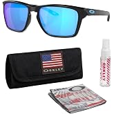 Oakley SYLAS OO9448 Rectangle Shape Sunglasses With Official Eyewear Kit | Men's &bull; Shield Design &bull;Side Shields &bull; Removable Bridge Blocker &bull;Unobtainium Nosepads &bull; Integrated Leash &bull; Polarized Available