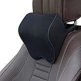 E KAINI Car Seat Neck Pillow, Headrest Cushion Relieve Neck Pain for & Muscle Tension,100% Memory Foam Neck Support Head Pillow for Ergonomic Design