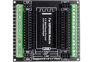 for ESP8266 30-Pin 1-to-3 Expansion Board with 3.5mm Terminal Pitch, Compatible with 0.9"/1.0"/1.1" for ESP-12E for Breakout 