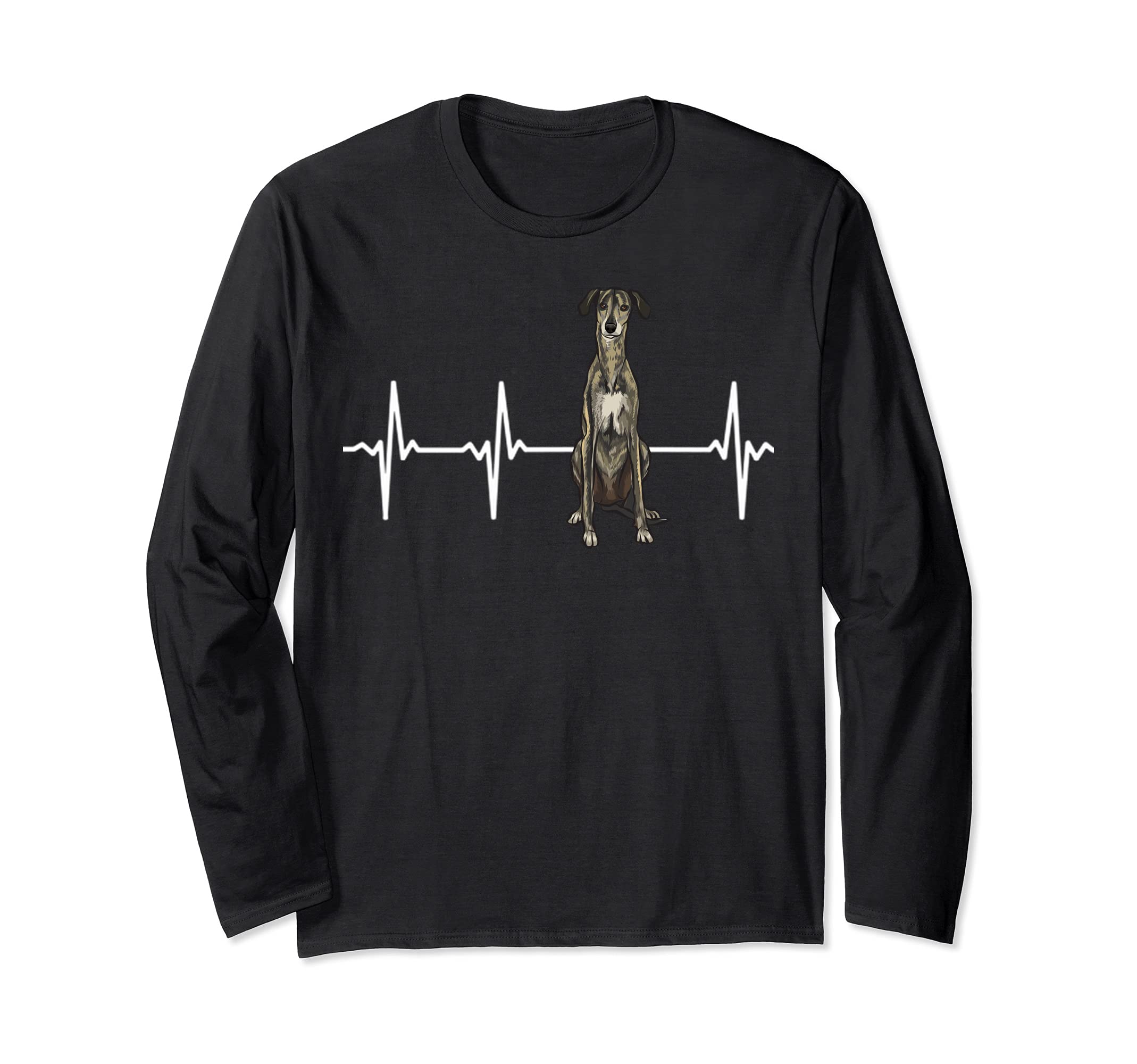 Sloughi Heartbeat Dog Lover Long Sleeve T-Shirt