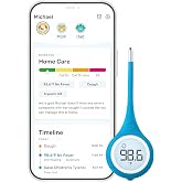 Kinsa Smart,Fever, Digital Medical Baby, Kid and Adult Termometro - Accurate, Fast, FDA Cleared Thermometer for Oral, Armpit 