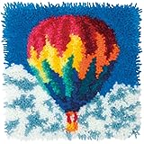 Dimensions Hot Air Balloon Latch Hook Craft Kit for