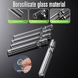 HONKID 5-Piece Borosilicate Glass Tubes for