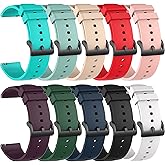 ECSEM Watch Bands Compatible with Coros APEX 42mmPACE 2,Wristband Waterproof Silicone Bracelet Quick Release Wrist Band Replacement Bands Breathable Sport Straps for Coros APEX 42mm Smartwatch