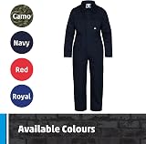 Fort Workwear Blue Castle 333/NV-34 34-Inch Tearaway Junior Coverall Blue 13 Age view 8