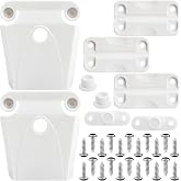 Omoojee Cooler Hinge and Latch Replacement Kit, Ice Chest Repair Parts Compatible with Igloo 50-165 Qt, 3 Hinges 2 Latches, Winged and Single-Screw Posts