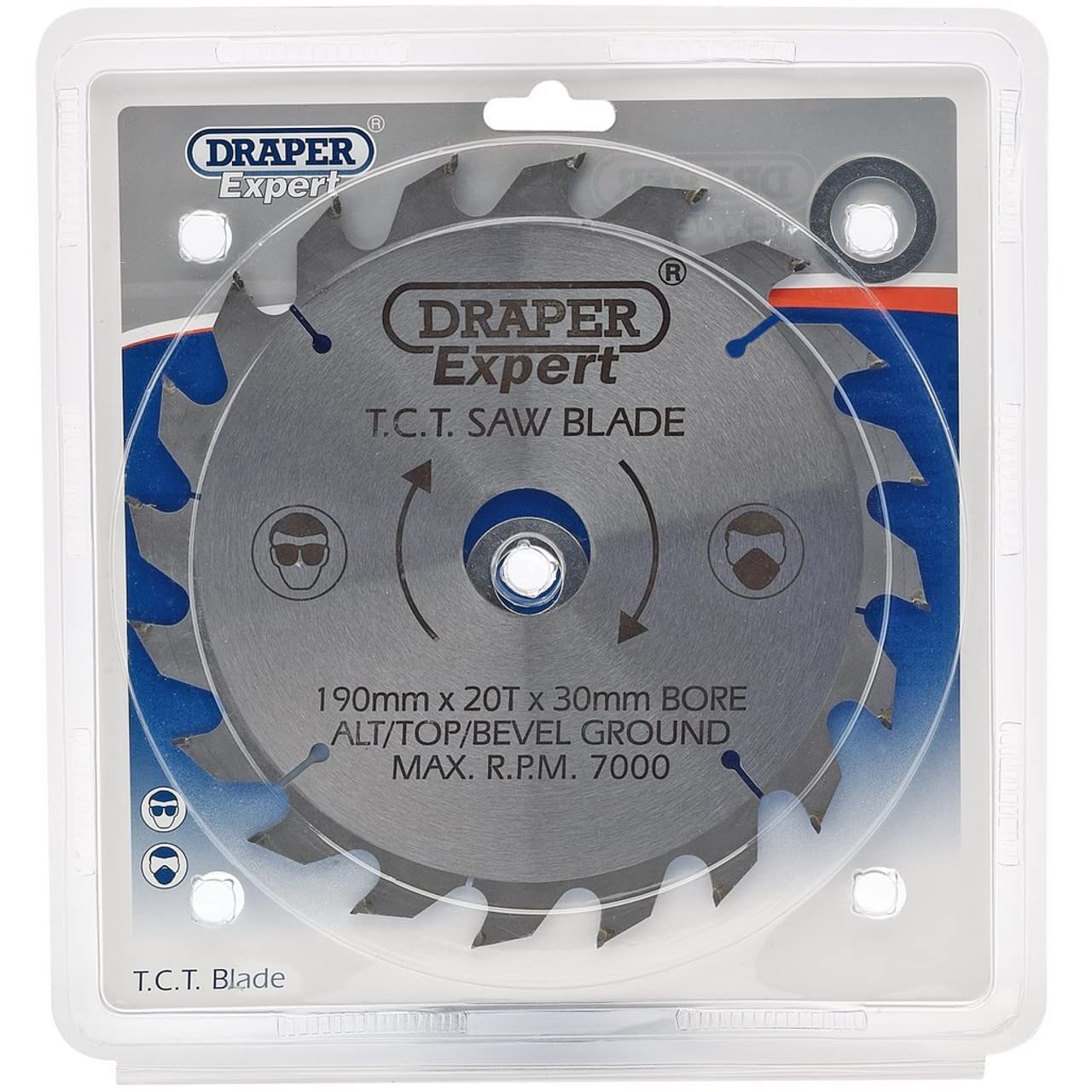 Draper Expert 09474 190 x 30 mm 20-Tooth TCT Saw Blade