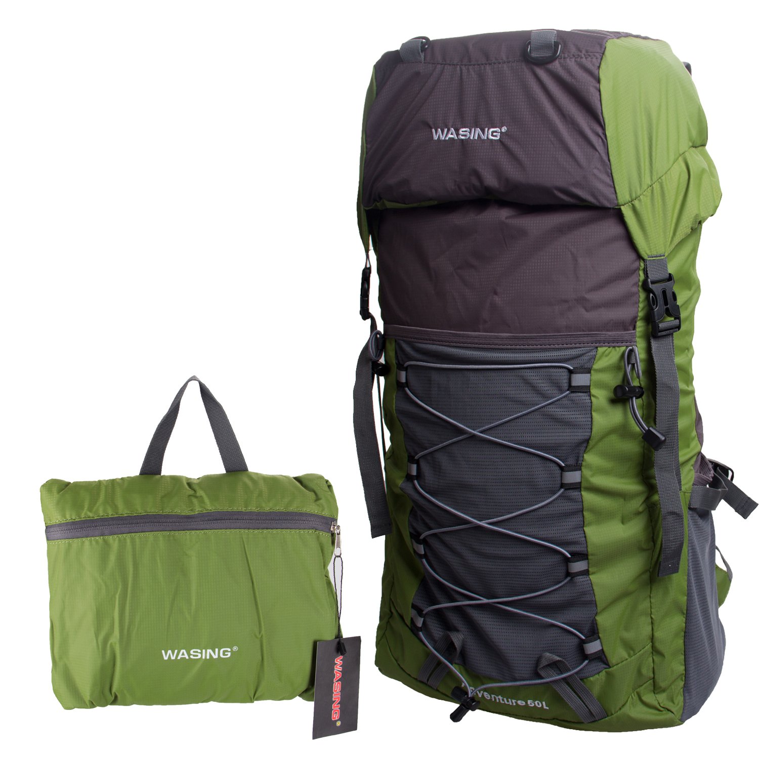 WASING 50 L Ultra Lightweight Water Resistant Packable Backpack Travel