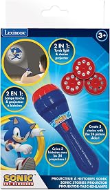 Lexibook SEGA Sonic The Hedgehog Stories Projector Torch Light 24 Images view 5