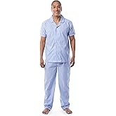 Fruit of the Loom mens Extra Soft Woven Poplin Pajama Sleep Set