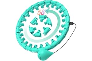 JKSHMYT Weighted Hula Circle Hoops for Adults Weight Loss, Infinity Fit Hoop Plus Size, 30 Detachable Links, Hoola Hoop for Women and Beginners