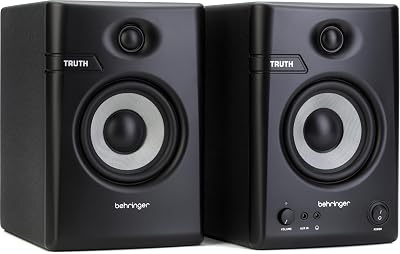 Behringer TRUTH 4.5 BT Audiophile 4.5" Studio Monitors with Bluetooth Connectivity and Advanced Waveguide Technology.