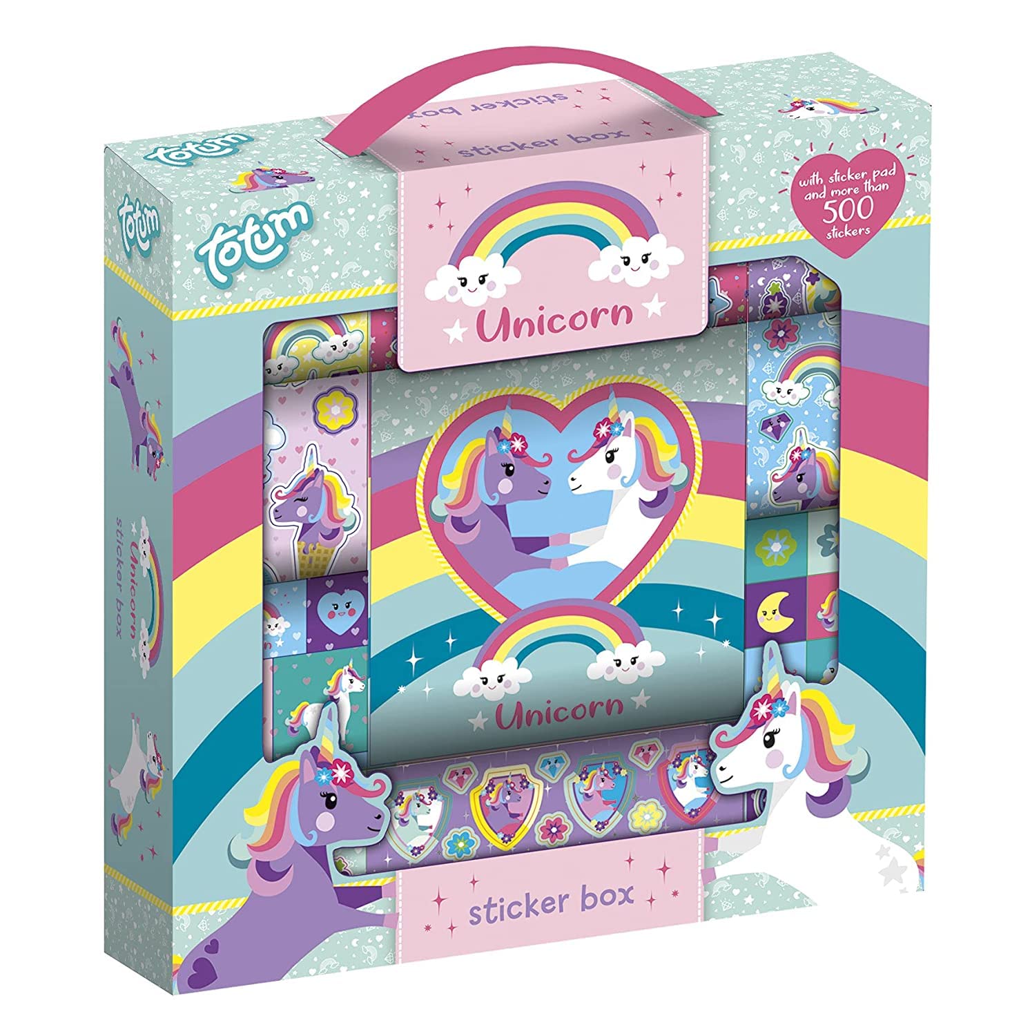 Totum Unicorn Sticker Box Multicolor 71391